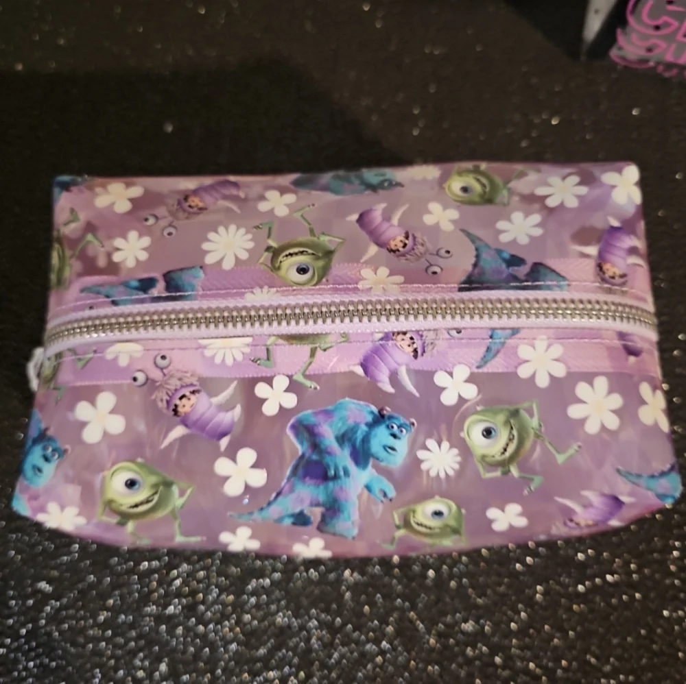 Skinny Pop Disney Makeup Bag Set - Monsters, Inc. & 101 Dalmatians